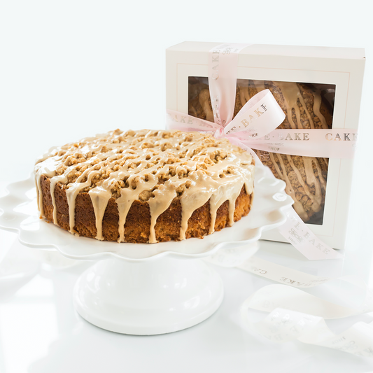 Maple Walnut Crumb Cake